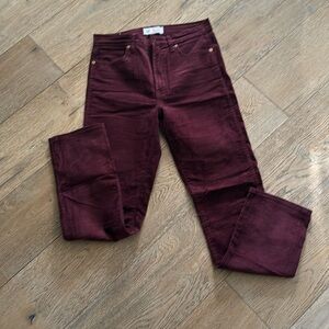 Gap High Rise Corduroy Vintage Slim Pants